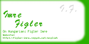 imre figler business card